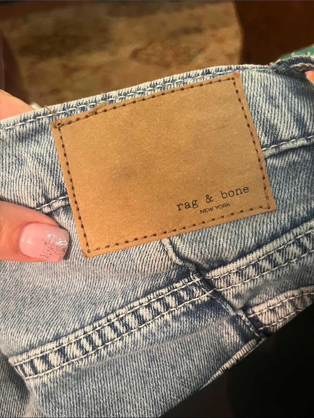 NWT Rag & Bone Light Blue Wide-Leg Jeans High waist Pants ALISHA SOFIE SPLCE - Picture 10 of 10